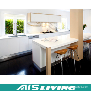 White Lacquer Kitchen Cabinet furniture Manufacturer (AIS-K001)